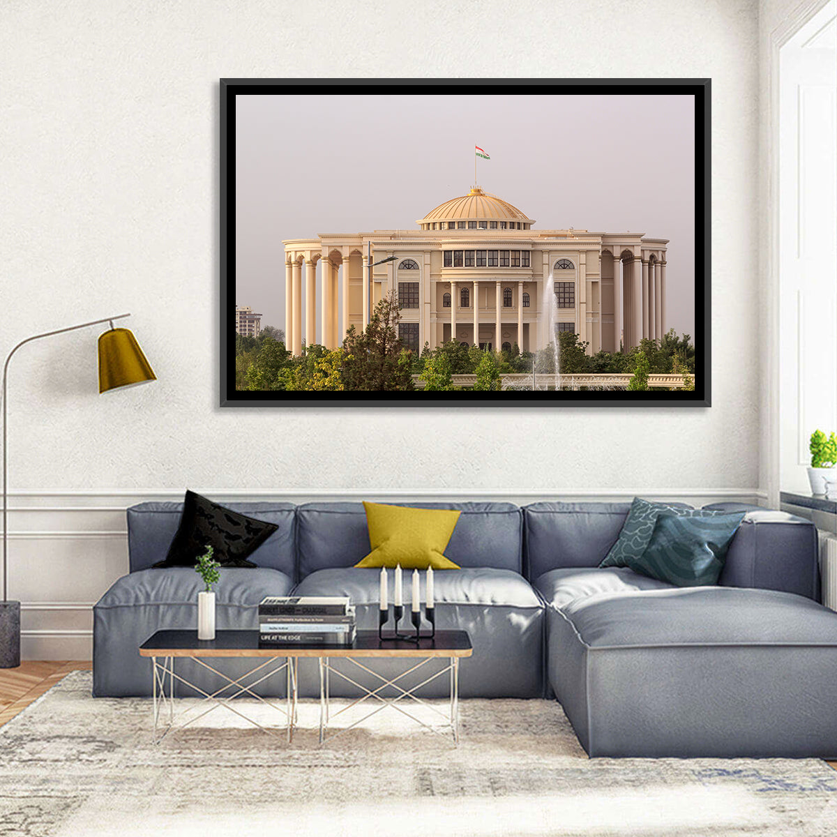 Palace of Nations Dushanbe Wall Art in a room, landscape