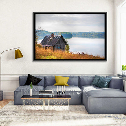 Salmon Lake & House Wall Art