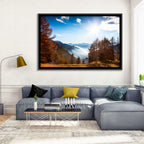 Val D Aosta Valley Morning Light Wall Art