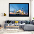 Siddiqa Fatima Zahra Mosque at Dusk Wall Art