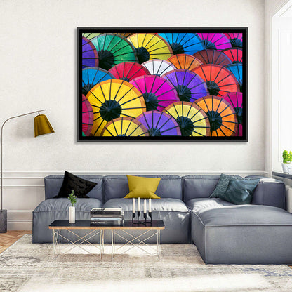 Colorful Umbrellas Wall Art