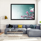 Pink Fig Tree Branches Wall Art