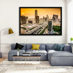 Beijing Cbd Skyline at Sunset Wall Art