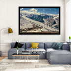 Fedchenko Glacier Vista Wall Art