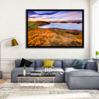 Sunset Over Lake Myvatn Wall Art