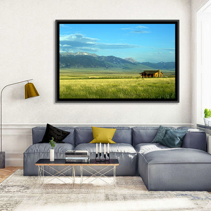 Montana Mountains Ranch Wall Art