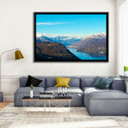 Lake Orta Mountain Reflection Wall Art
