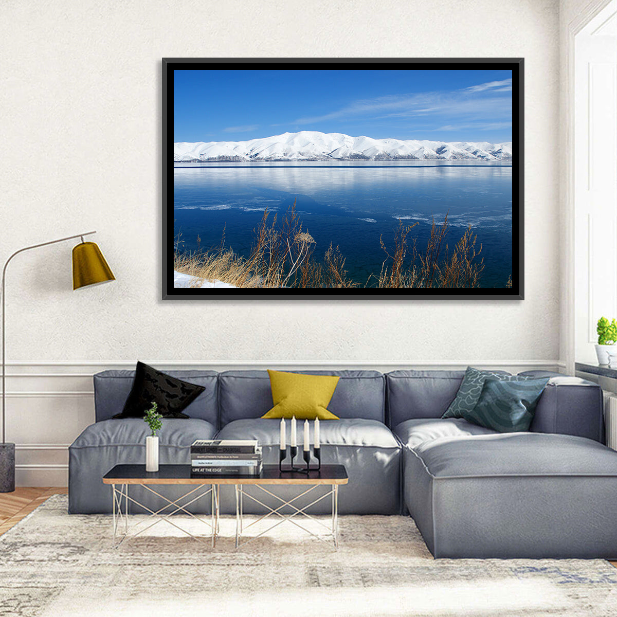 Lake Sevan Winter Wall Art