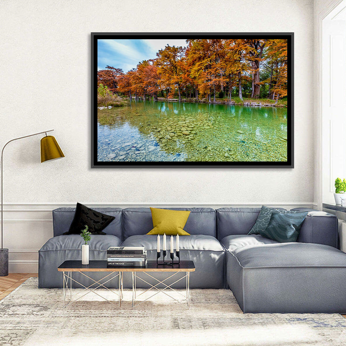 Frio River at Garner State Park Wall Art