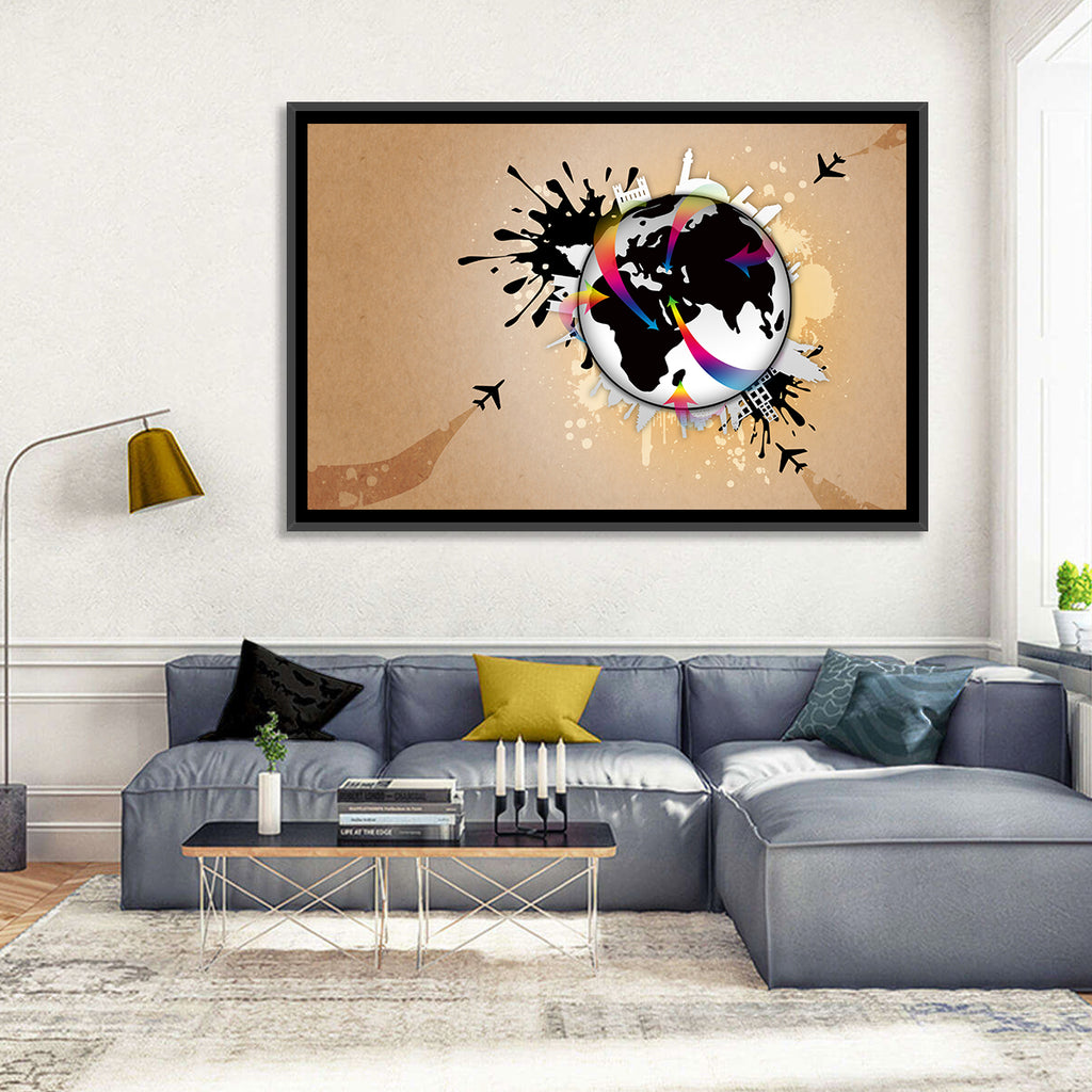 Global Travel Concept Wall Art
