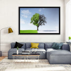 Split Seasons Tree Wall Art