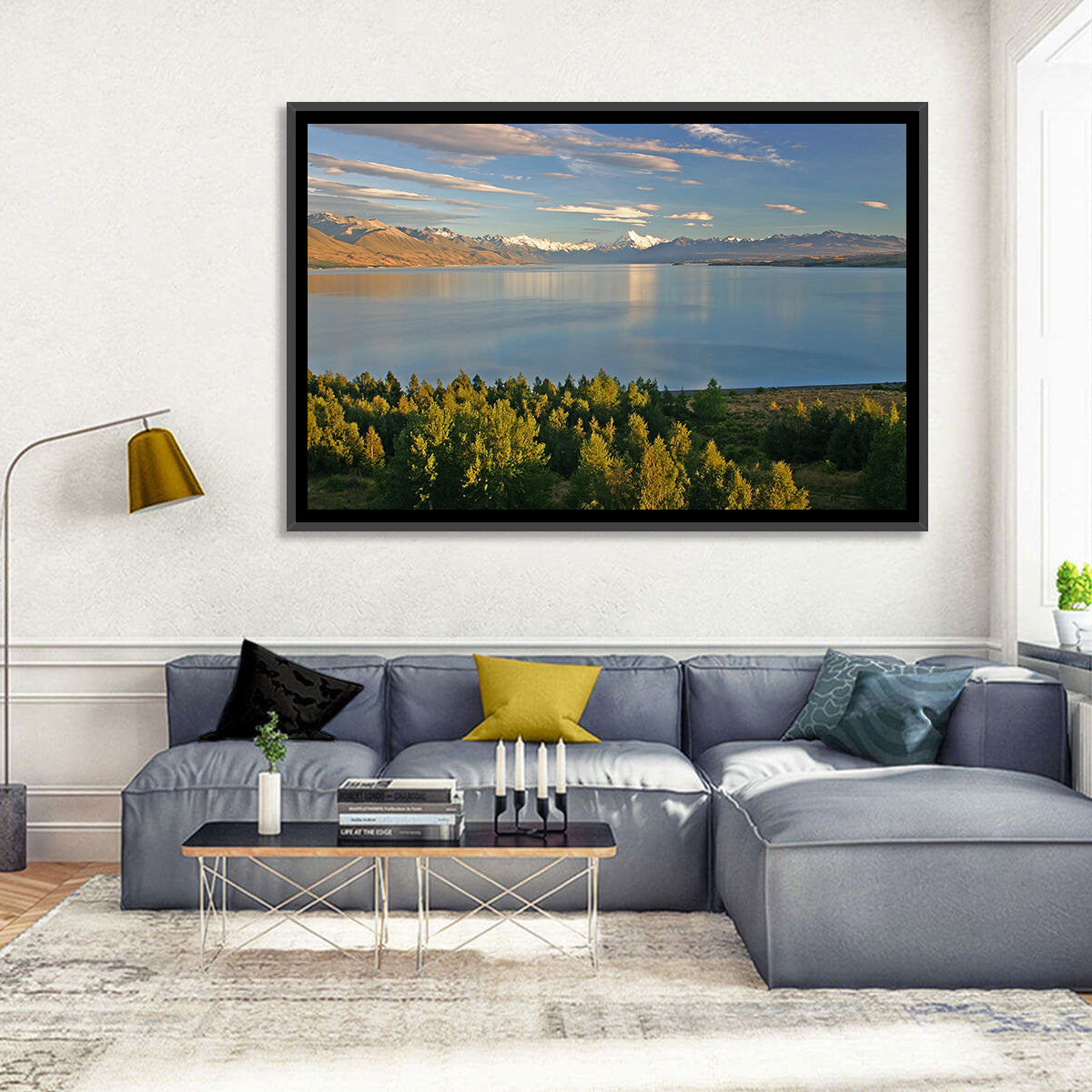Lake Pukaki Reflections with Mount Cook Wall Art