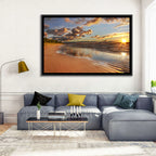 Lake Huron Sunset Beach Wall Art