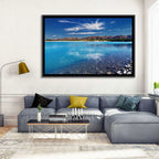 Lake Pukaki Pebble Shore Wall Art