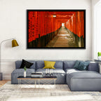 Fushimi Inari Torii Tunnel Wall Art
