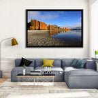 Lake Wanaka Golden Reflection Wall Art