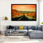Valley of Fire Ii Road at Sunset Wall Art