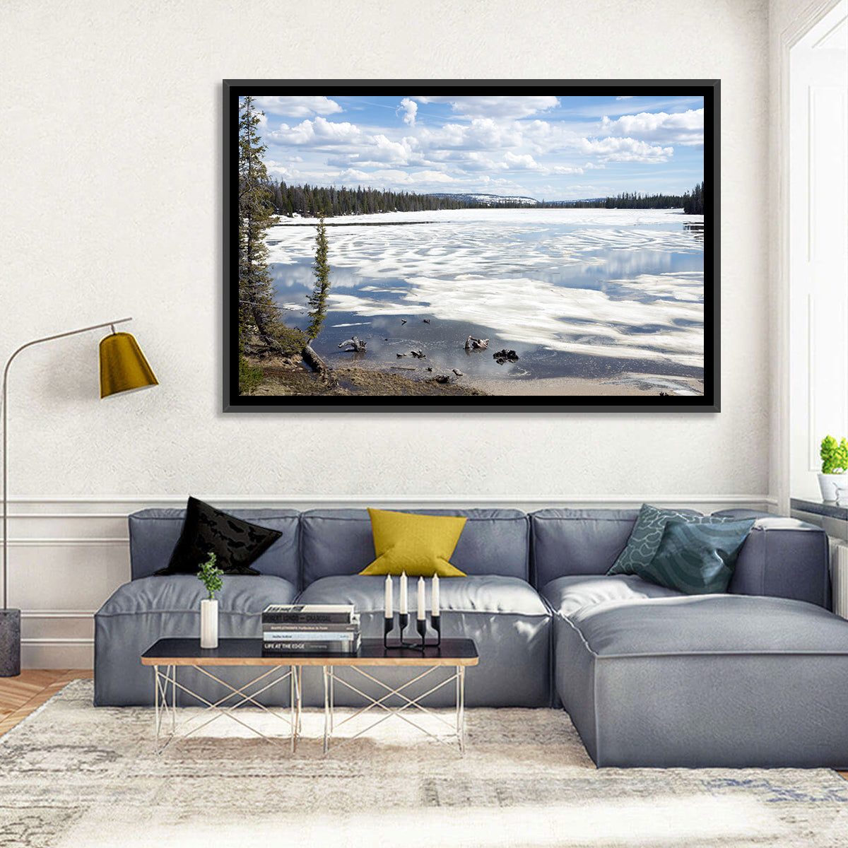 Lost Lake Reflections, Utah Wall Art in a room, landscape