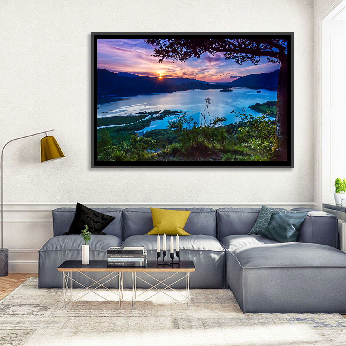 Bassenthwaite Lake Sunset Wall Art