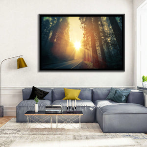 Redwood Forest Road Wall Art
