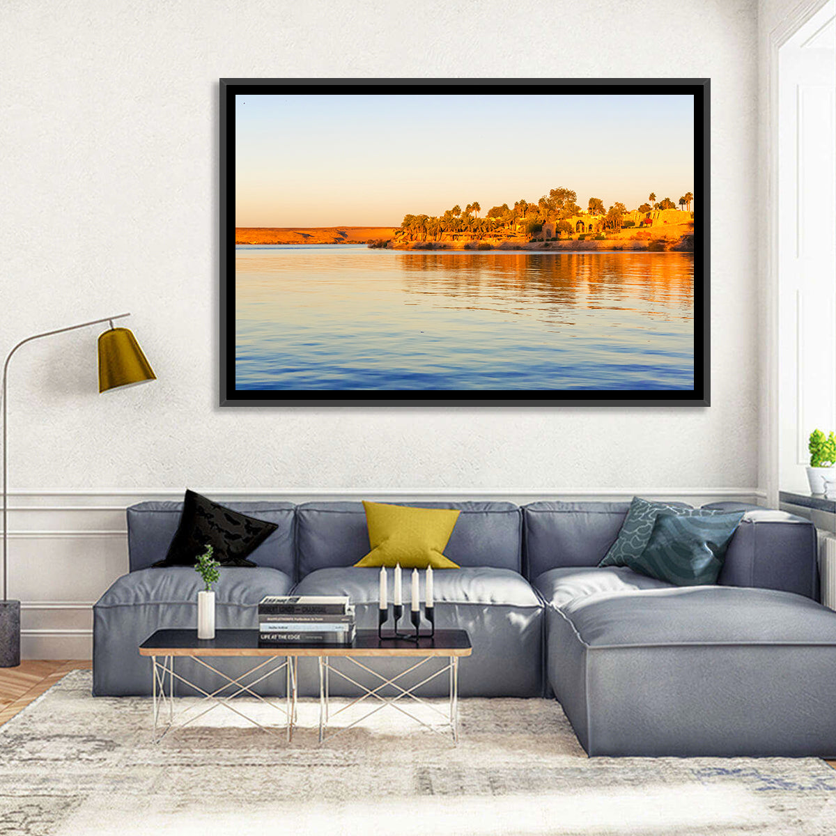 Lake Nasser Golden Hour Wall Art