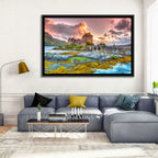 Eilean Donan Castle at Sunset Wall Art