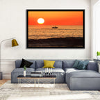 Oceanside Beach California Sunset Wall Art