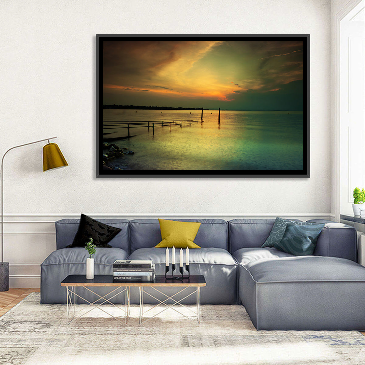 Lake Garda Sunset Wall Art