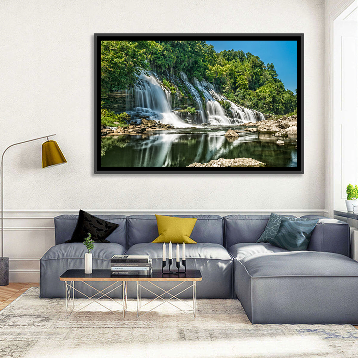 Twin Falls at Rock Island State Park Wall Art