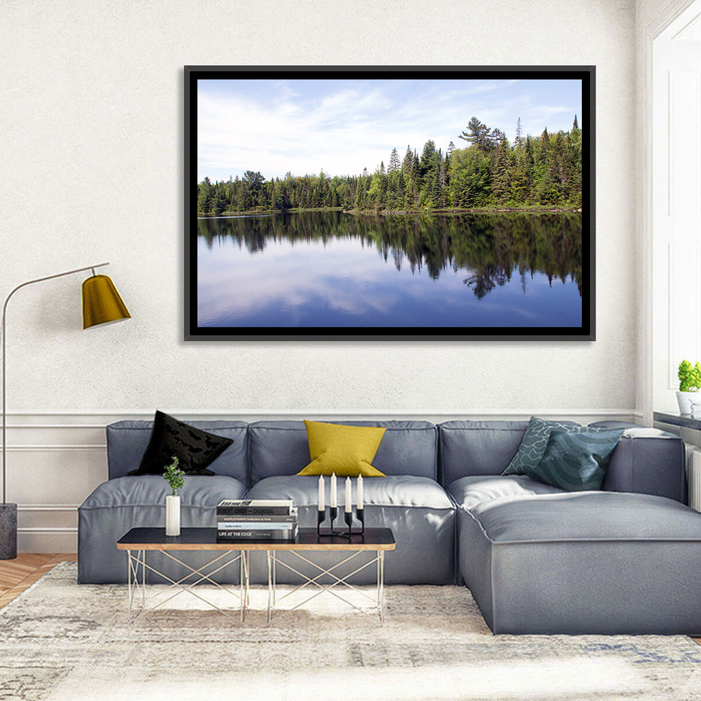 Peck Lake Shoreline Reflection Wall Art