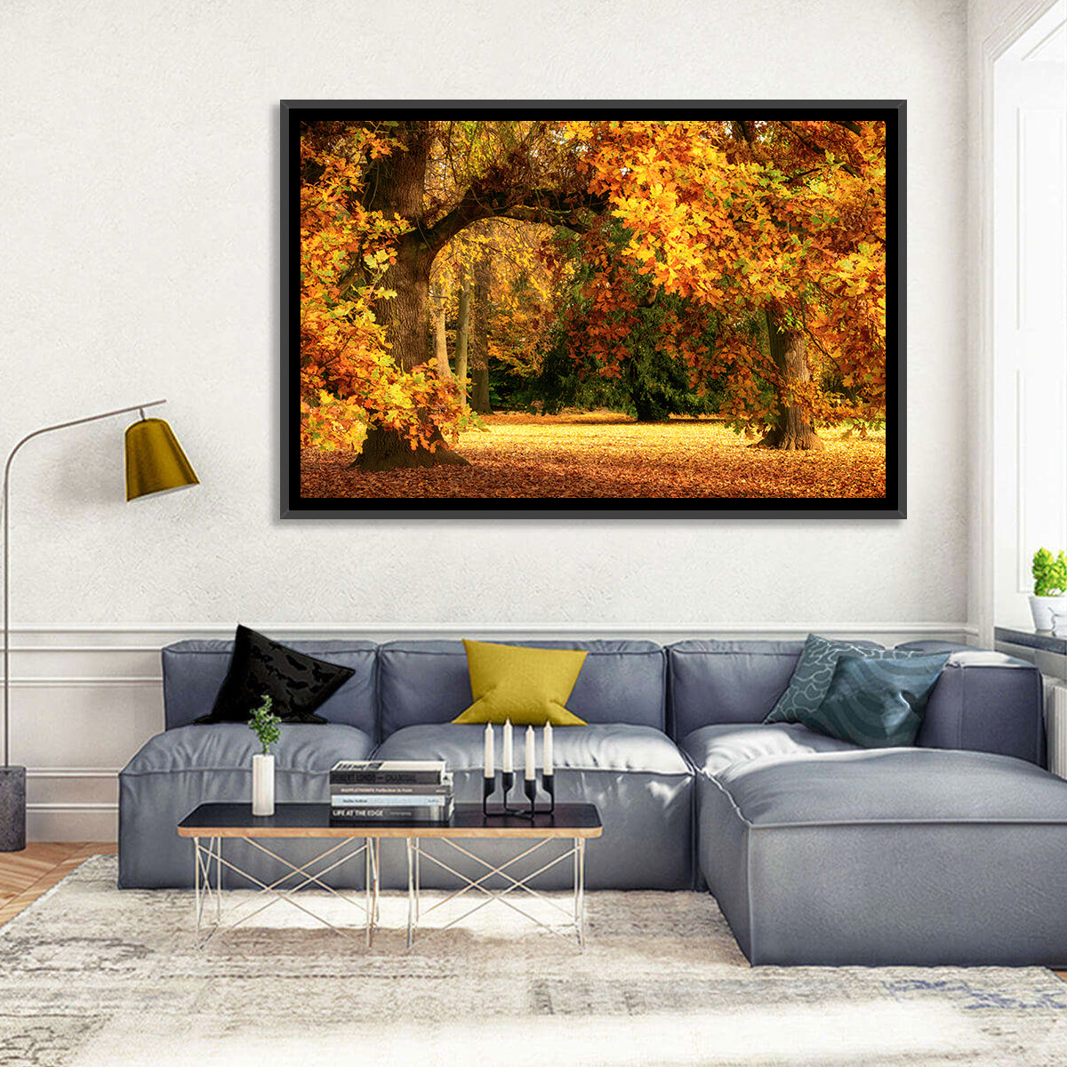 Park Autumn Trees Wall Art