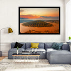 Yellow River Qianshan Bend Wall Art