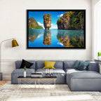 Ko Tapu Limestone Stack, Phang Nga Wall Art