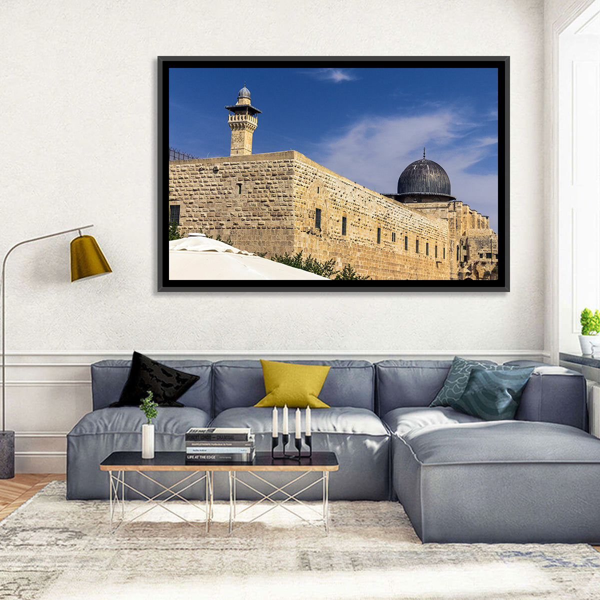 Al Aqsa Mosque, Temple Mount Wall Art in a room, landscape