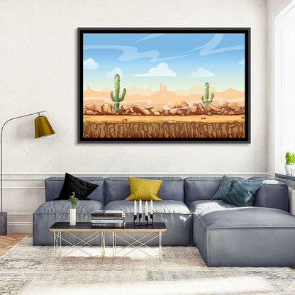 Digital Desertscape Wall Art