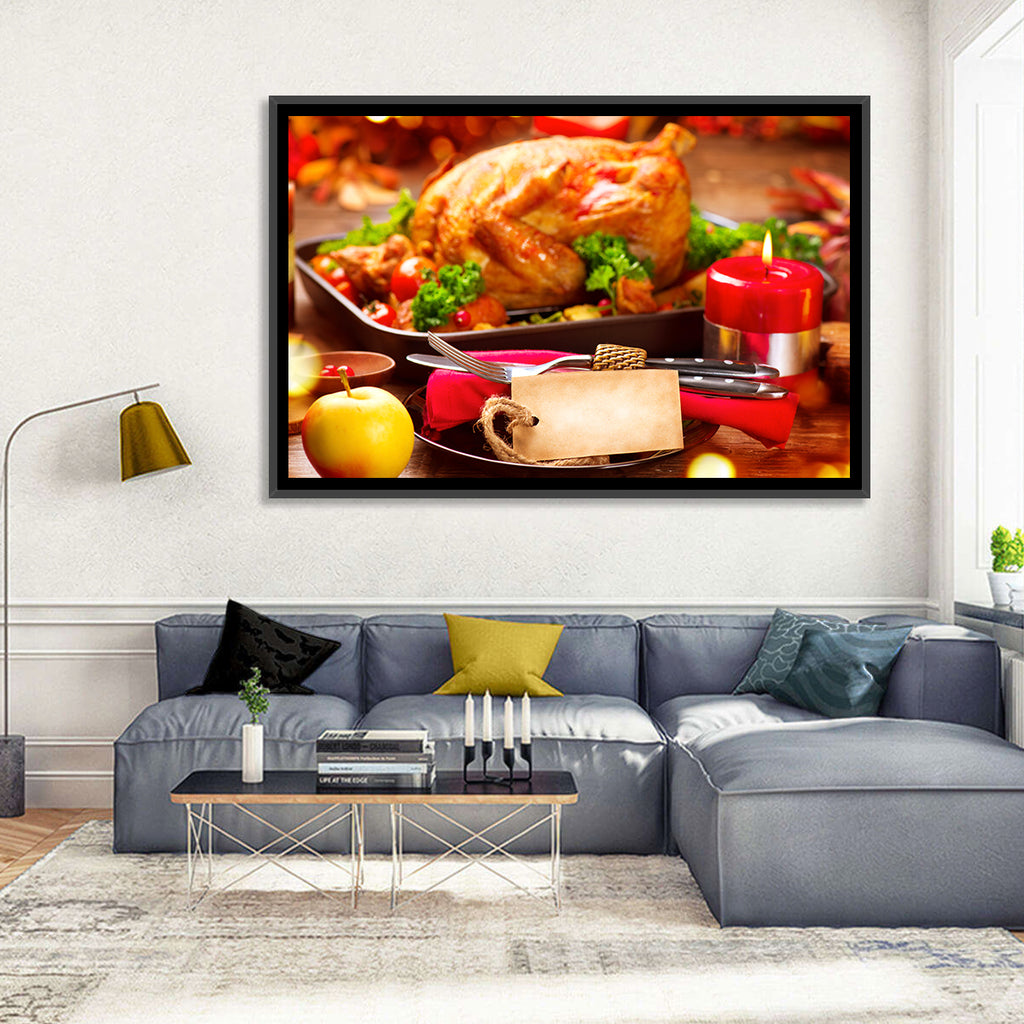 Roasted Turkey Holiday Still Life Wall Art