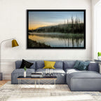 Yellowstone River Morning Mist Wall Art
