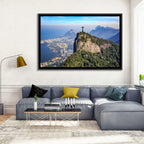 Rio De Janeiro Skyline with Christ the Redeemer Wall Art
