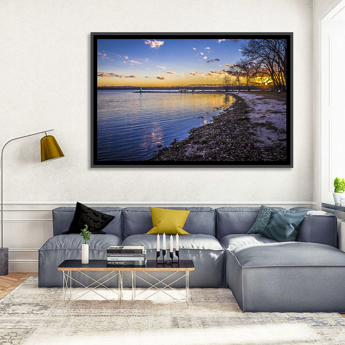 Onondaga Lake Sunset Wall Art