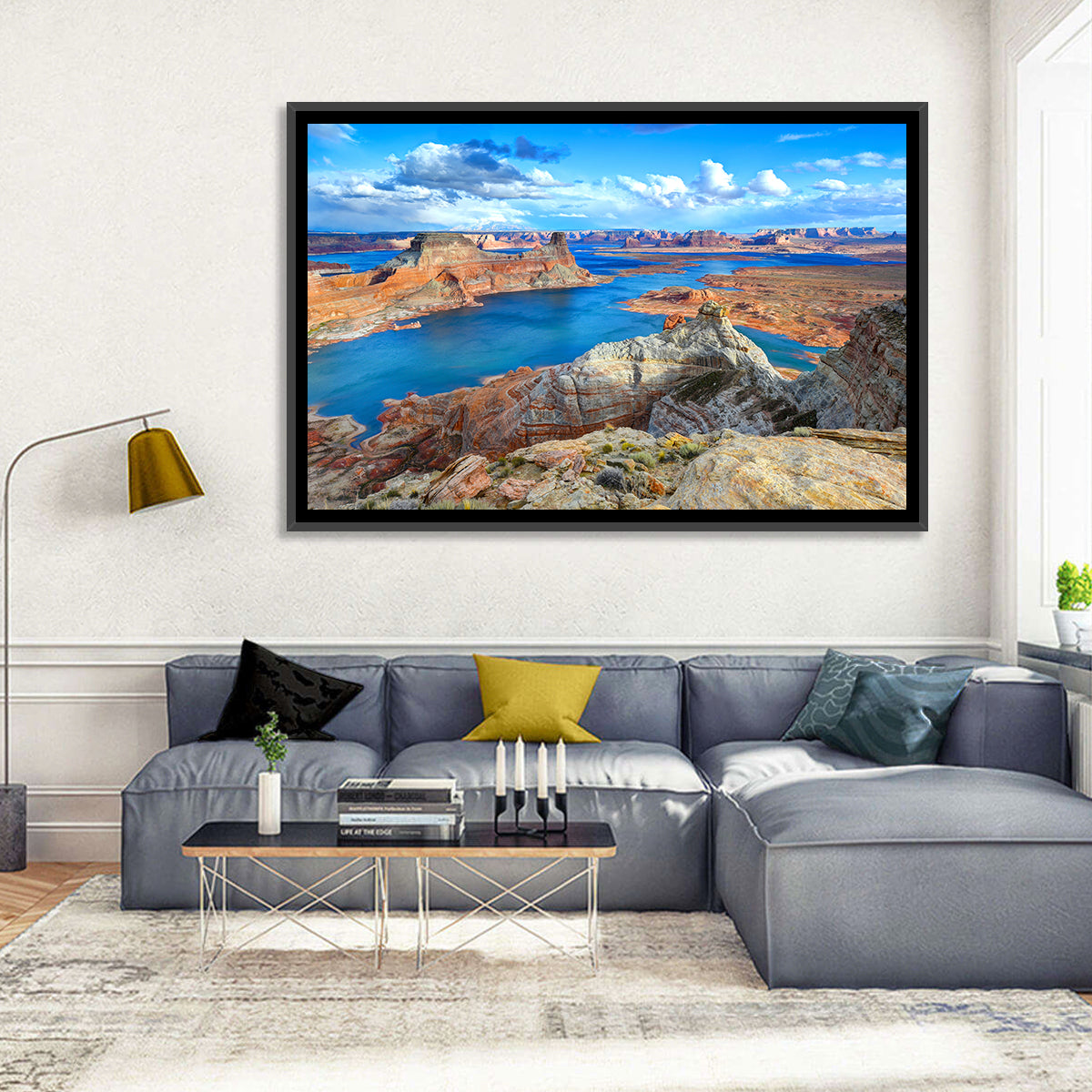 Alstrom Point Arizona Wall Art in a room, landscape