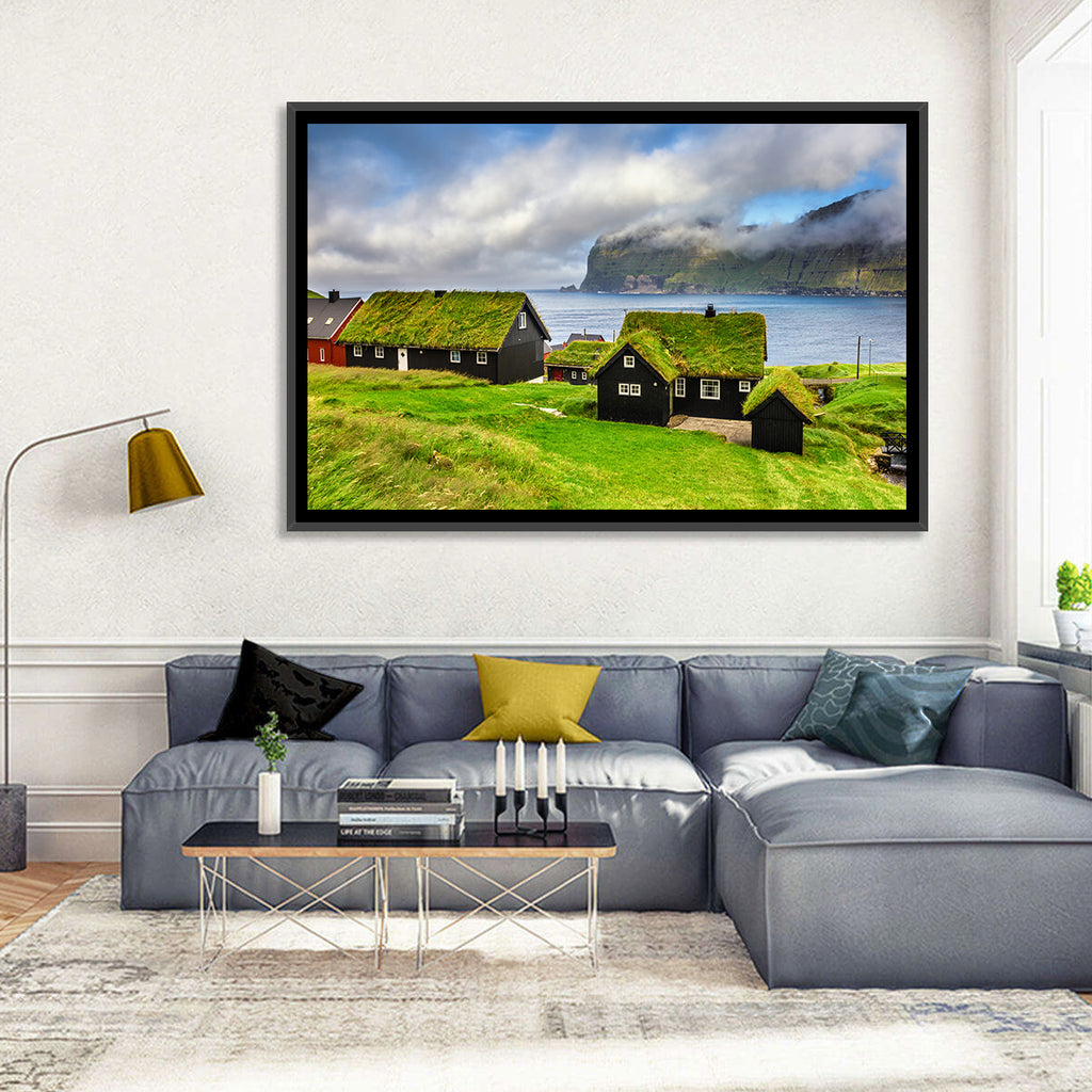 Saksun Village Landscape Wall Art