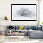 Rime Coated Winter Trees Wall Art