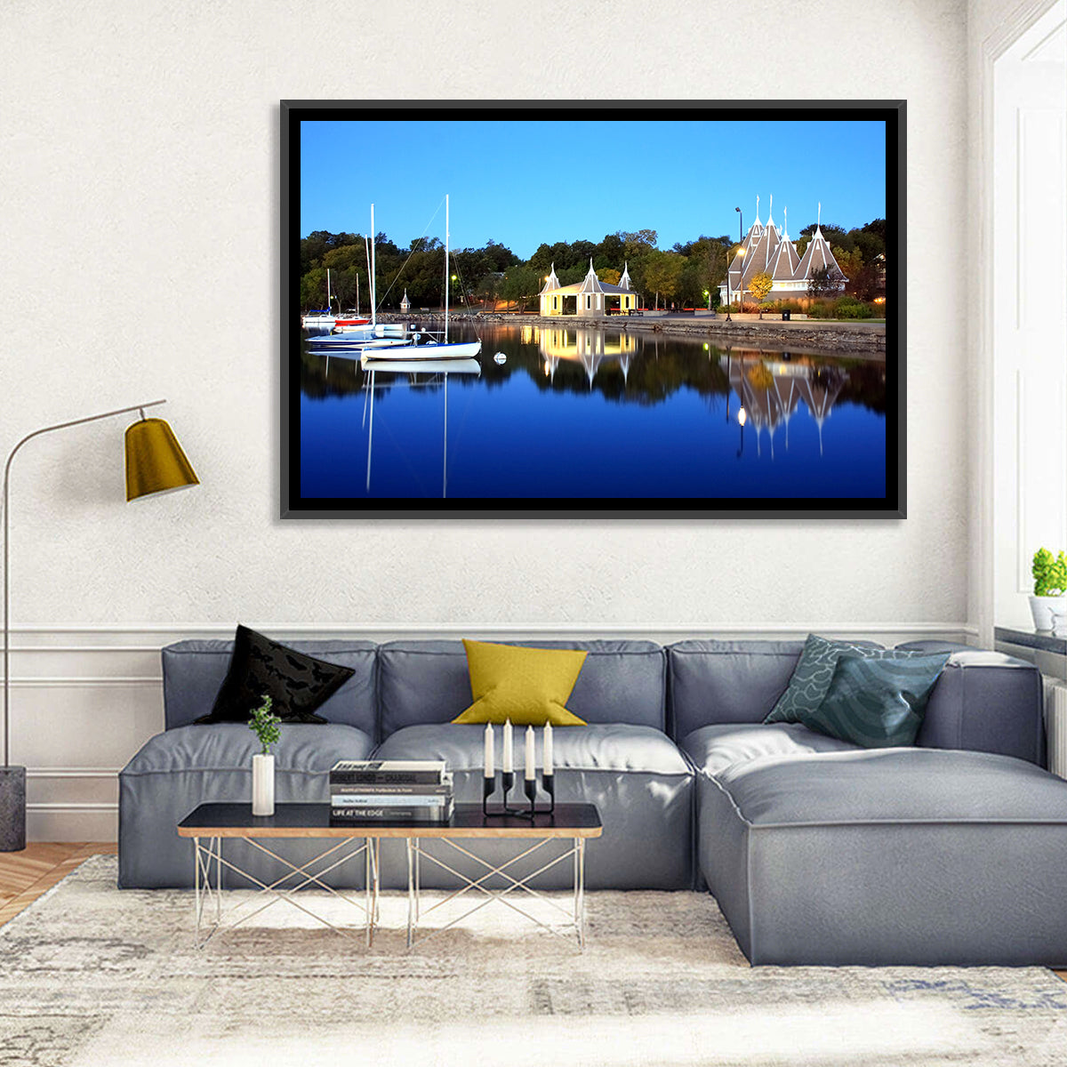Lake Harriet, Minneapolis Wall Art in a room, landscape