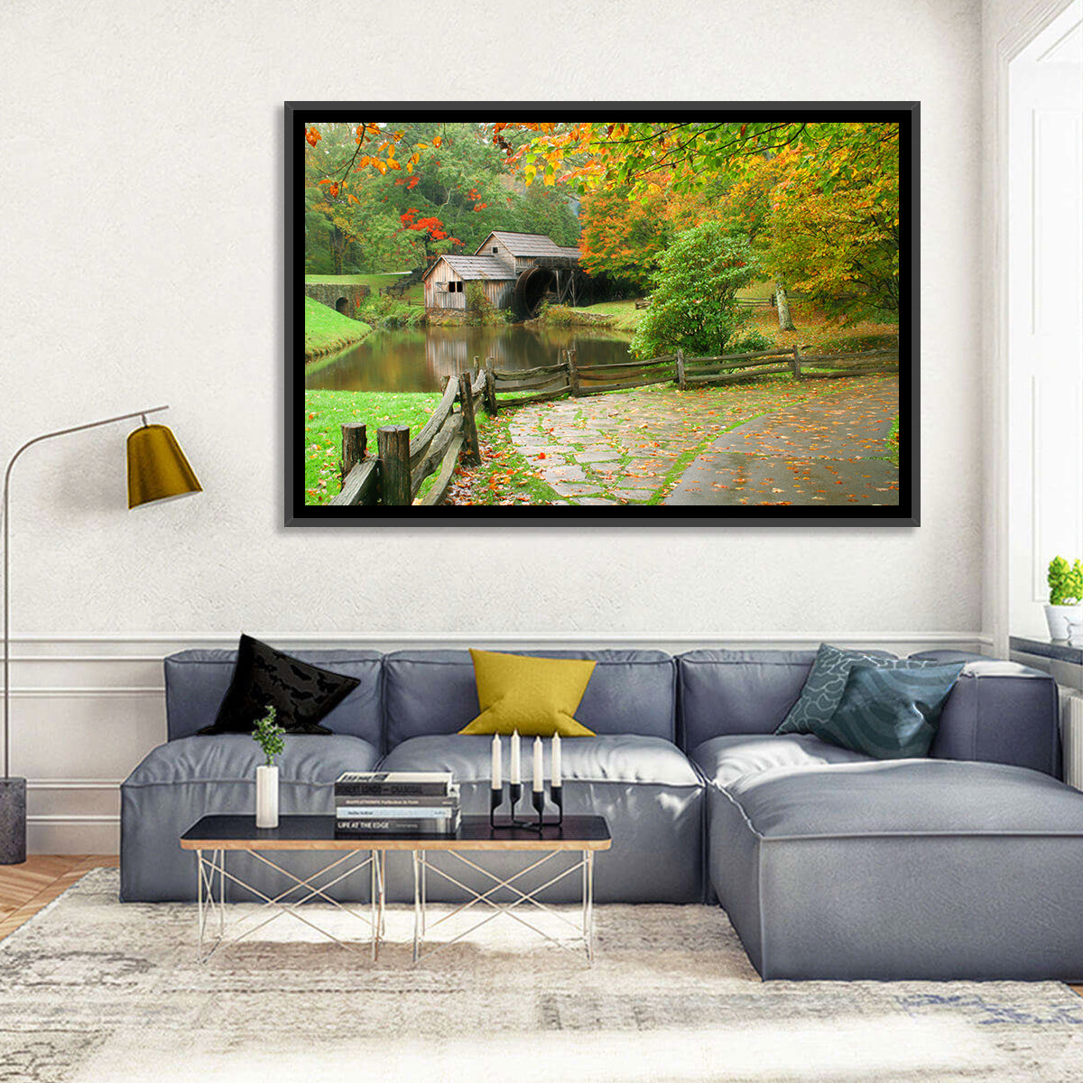 Mabrys Mill Wall Art in a room, landscape
