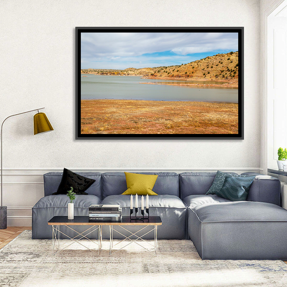 Lyman Lake Arizona Wall Art in a room, landscape