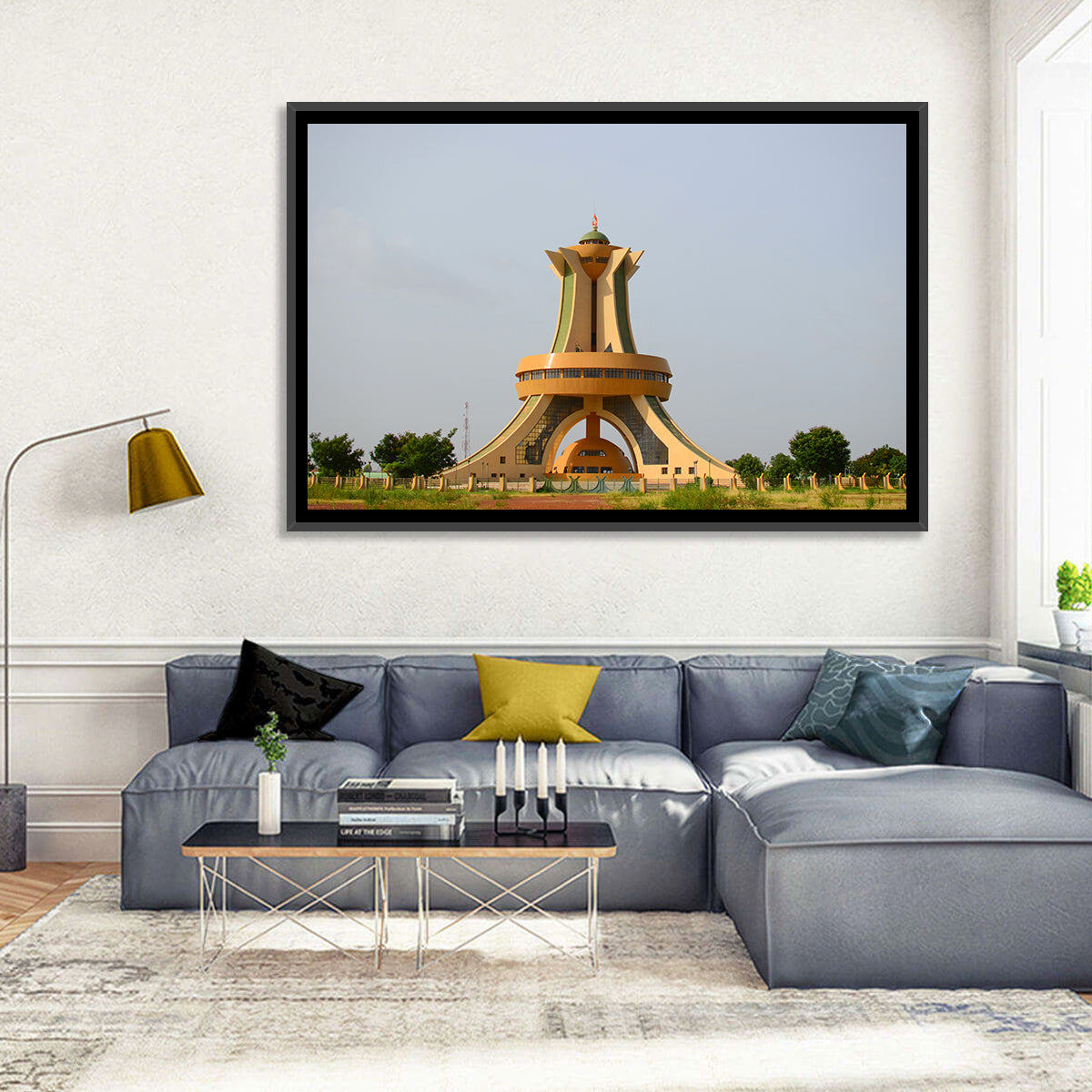 Ouagadougou National Monument Wall Art in a room, landscape