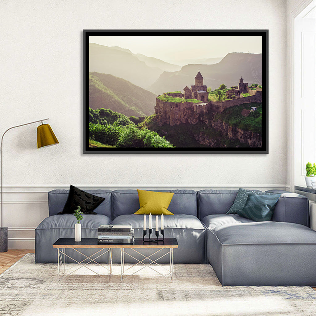 Tatev Monastery at Golden Hour Wall Art