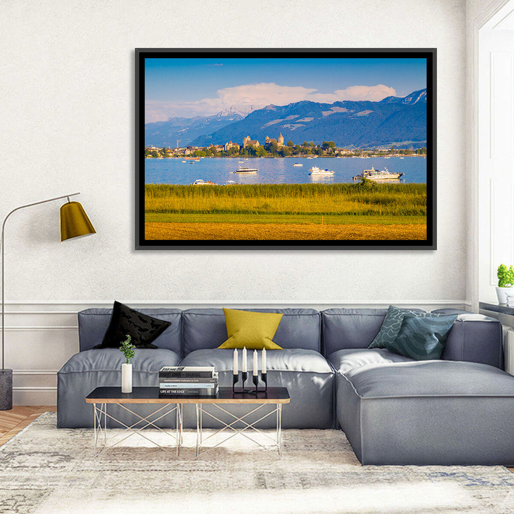 Rapperswil Castle Over Lake Zurich Wall Art