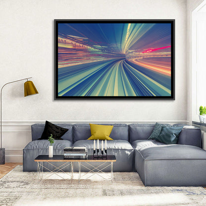 Monorail Speed Trail Wall Art