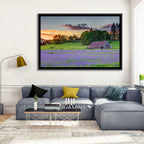 Willamette Valley Barn at Sunset Wall Art